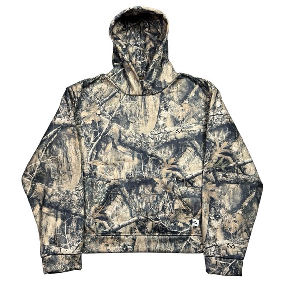 Akimbo Hoodie Men's Large‎ Realtree Edge Camo Boxy Streetwear Hunting Pullover